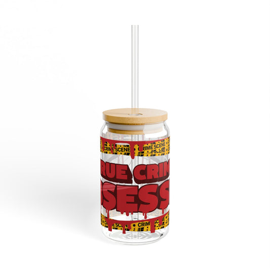 True Crime Obsessed - Bamboo Sip Glass, 16oz