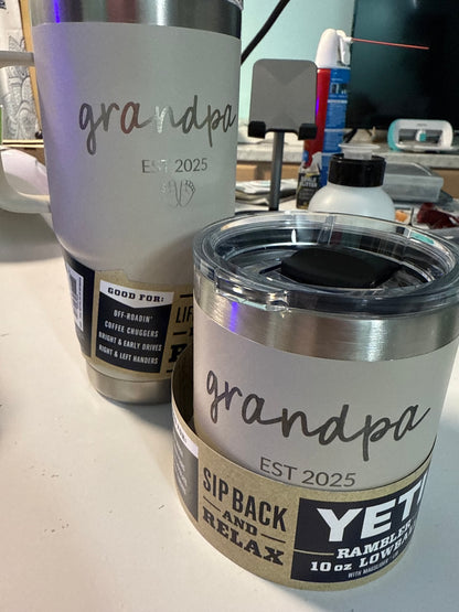 Custom Tumbler Engraving