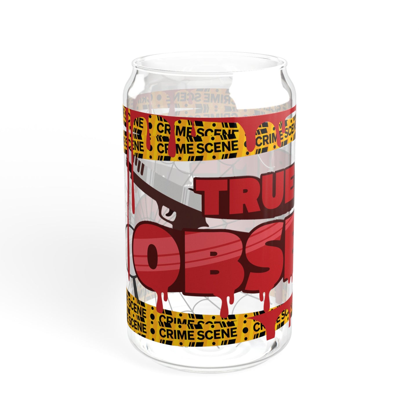 True Crime Obsessed - Bamboo Sip Glass, 16oz