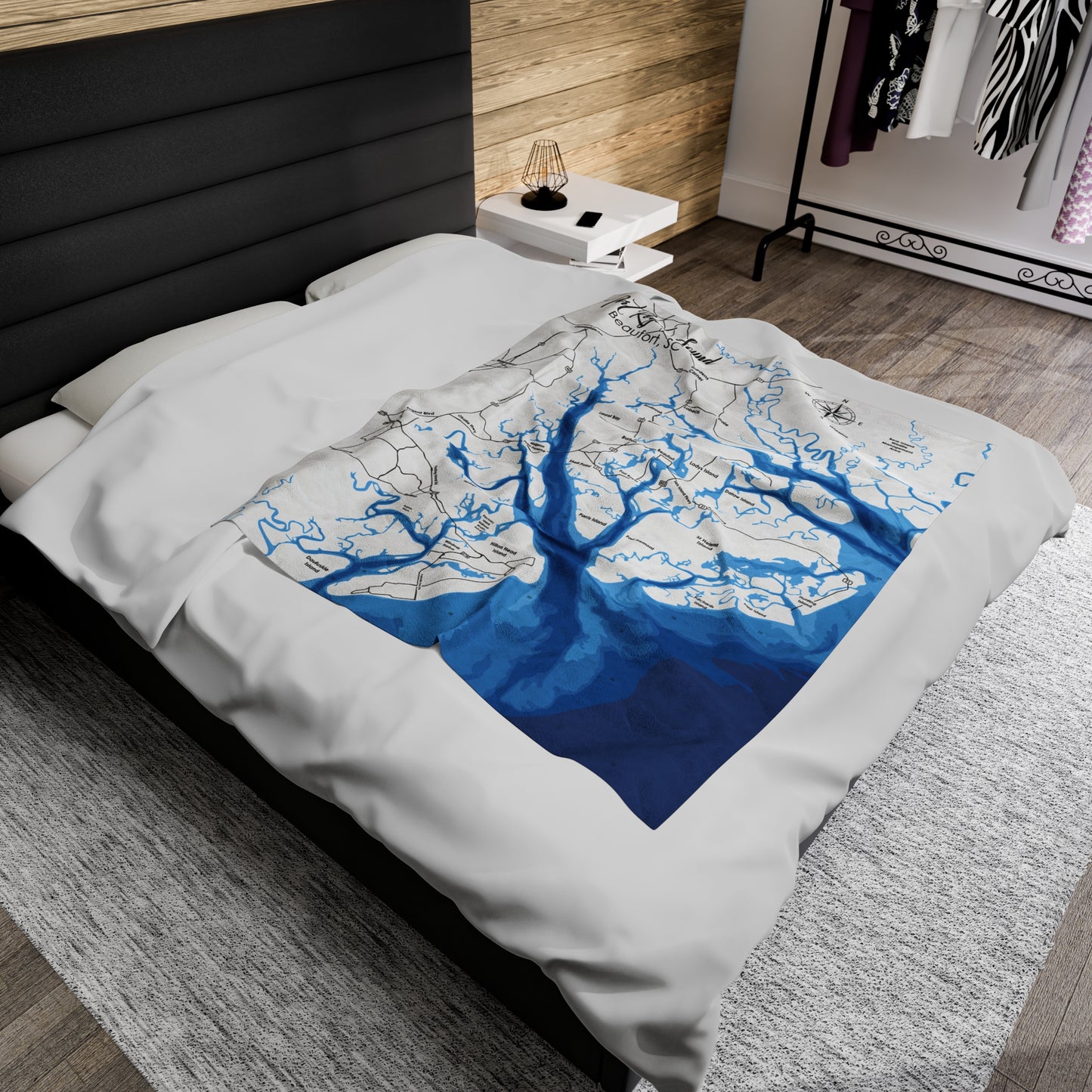 Port Royal Sound - Velveteen Plush Blanket