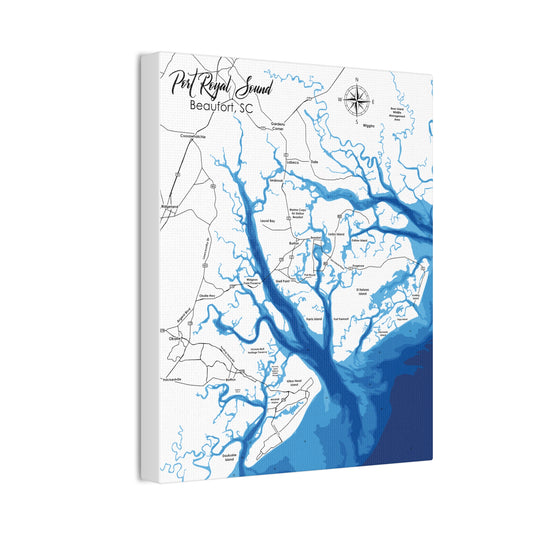 Port Royal Sound - Canvas Stretched, 0.75"