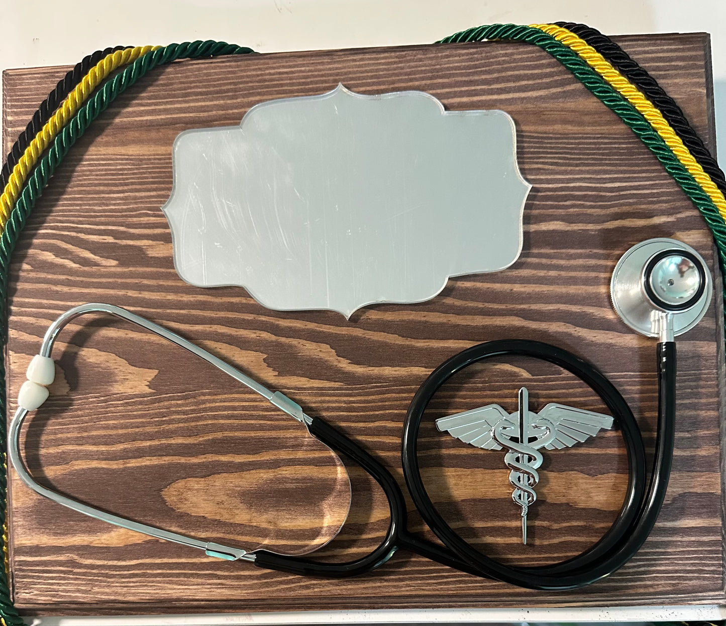 Custom Recognition Award with Stethoscope & Caduceus