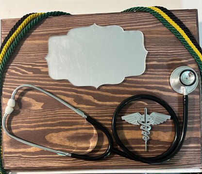 Custom Recognition Award with Stethoscope & Caduceus