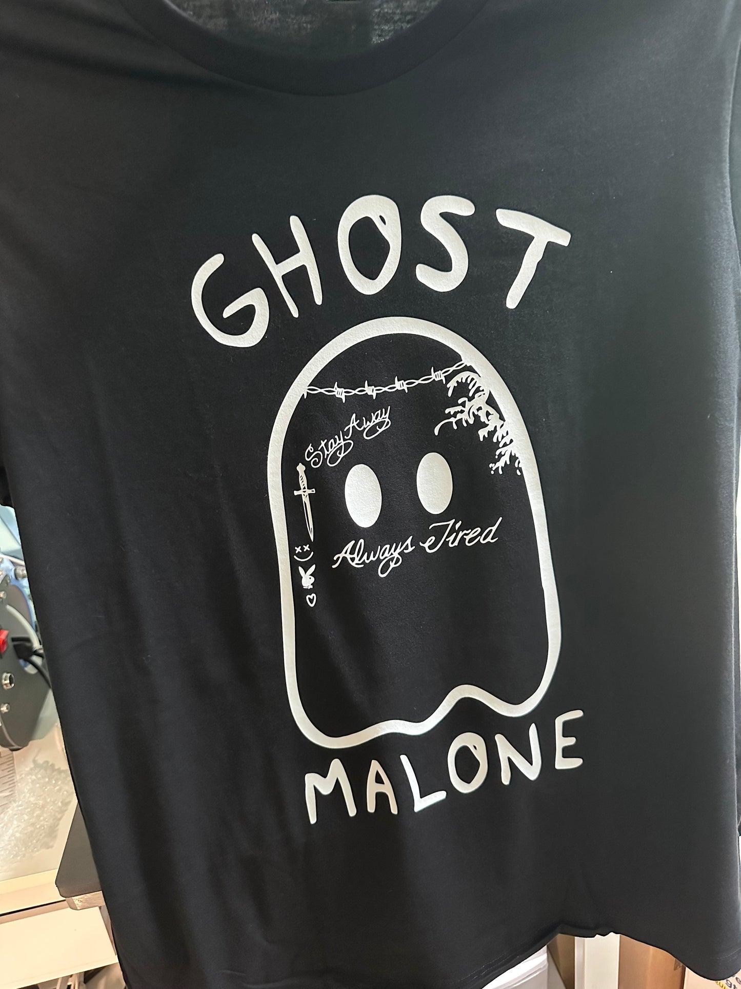 Camiseta suave unisex Ghost Malone