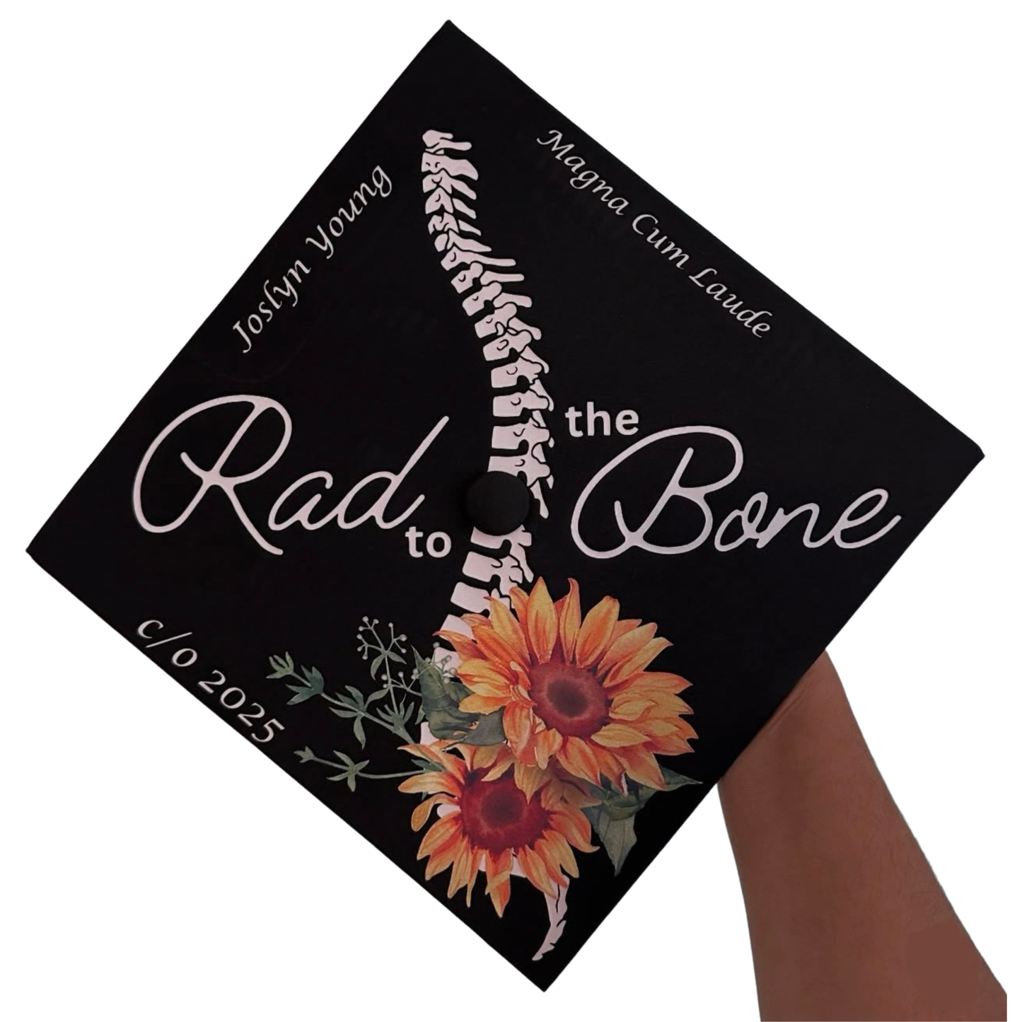 Diseño de birrete de graduación personalizado | Birrete de graduación a medida | Birrete decorado único
