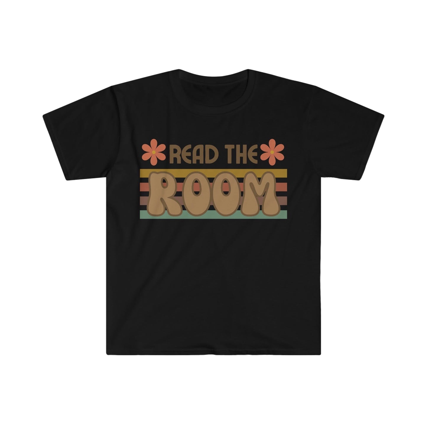 Read The Room Groovy Font Unisex Softstyle T-Shirt