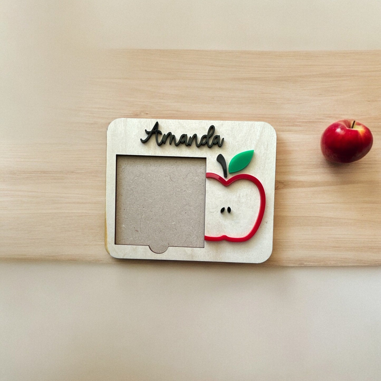 Sticky Note Holder Apple with custom name personalized gift