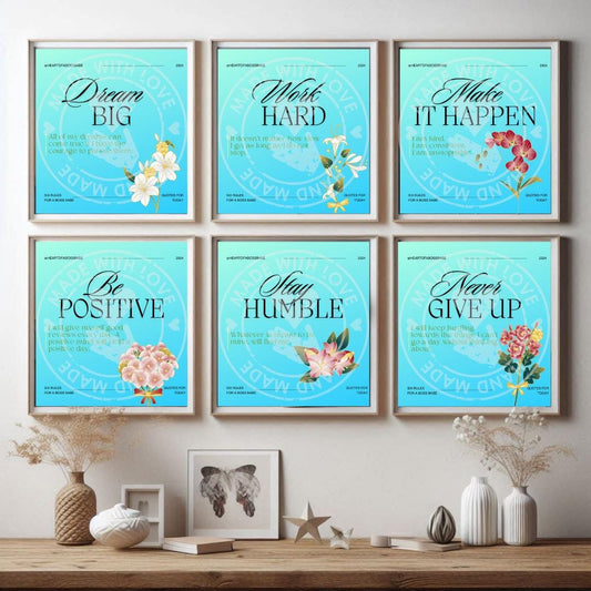 Mindset of a Boss Babe - 6 six digital or printable download