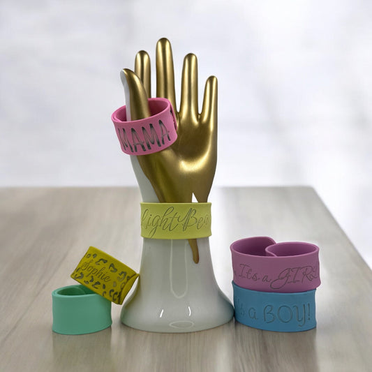 Personalized Slap Bracelet | Custom Cuff Bracelet