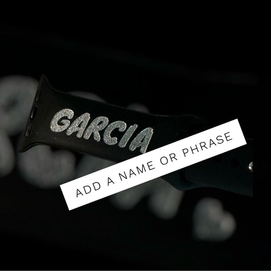 Sunflower Print Watch Band Flower Print custom laser engraved watch band Mommy, Mama, Mom, Nana, gift watch band 38 40 41 42 45 mm