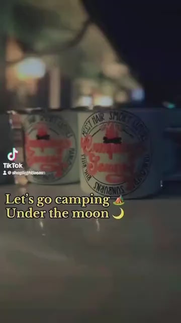 Camping Season 12 oz enamel mug cup - fall gift christmas gift