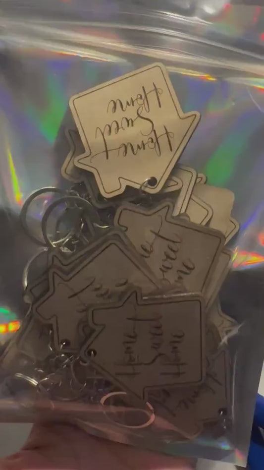 Realtor Real Estate Closing CUSTOM Gift engraved keychain house new home first home