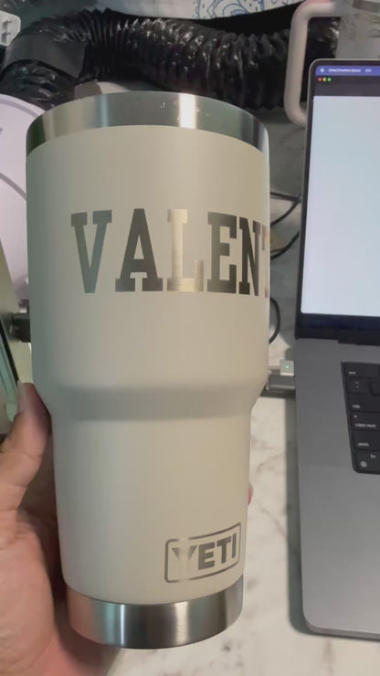 Custom Tumbler Engraving