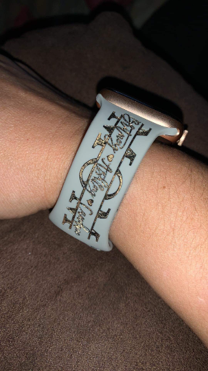 Correa de reloj personalizada con grabado láser con estampado de leopardo de las nieves y guepardo para mamá, mami, mamá, abuela, correa de reloj de regalo