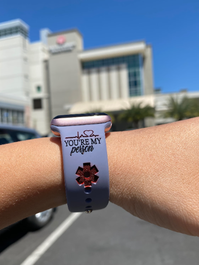 Correa de reloj inteligente grabada de Grey's Anatomy - personalización a medida