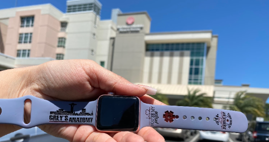 Correa de reloj inteligente grabada de Grey's Anatomy - personalización a medida