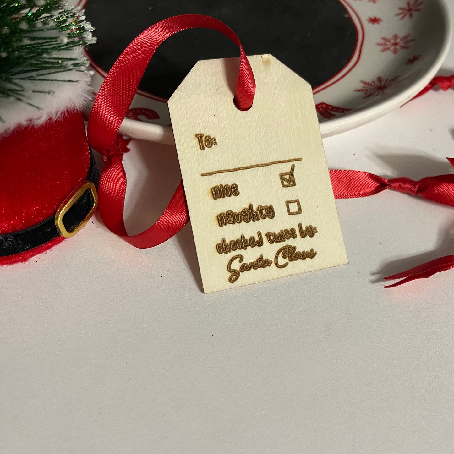 Santa Gift Tag - custom