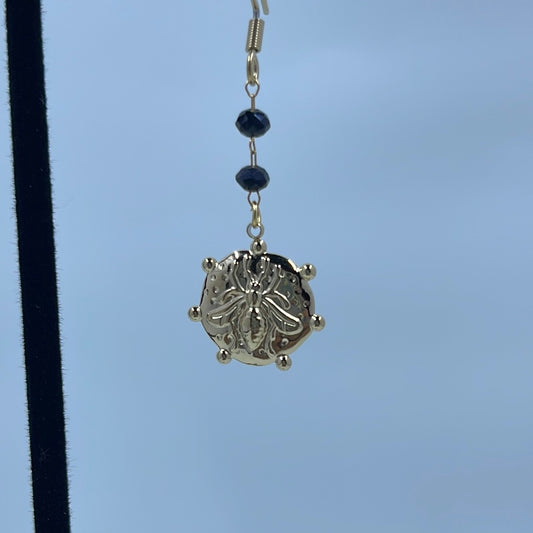 Bee Save the Bees Gold Tone Earrings