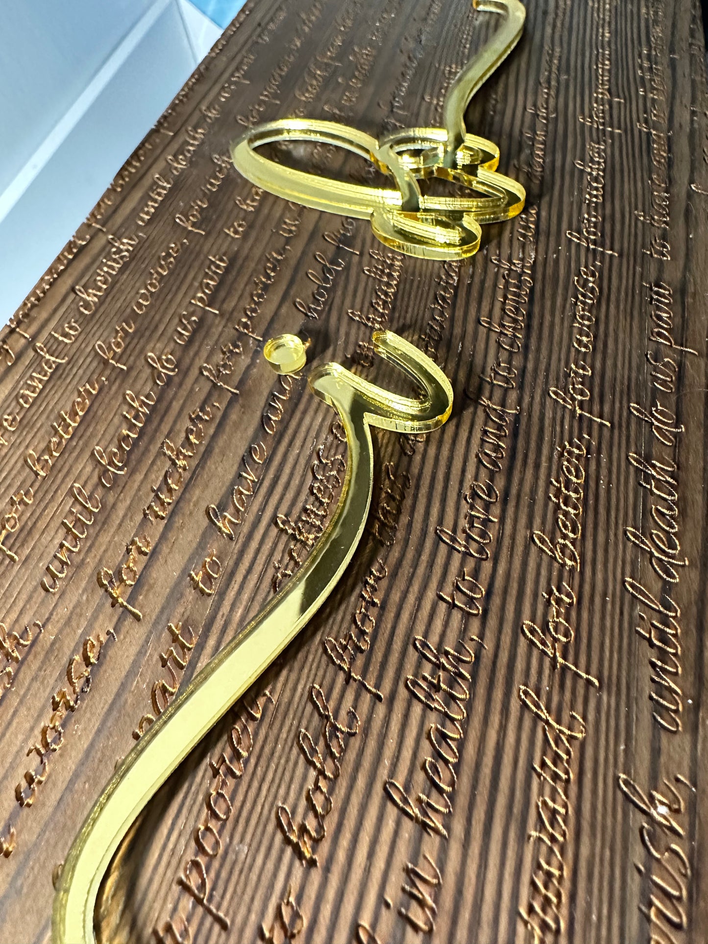 Custom Acrylic Letters ... no sign